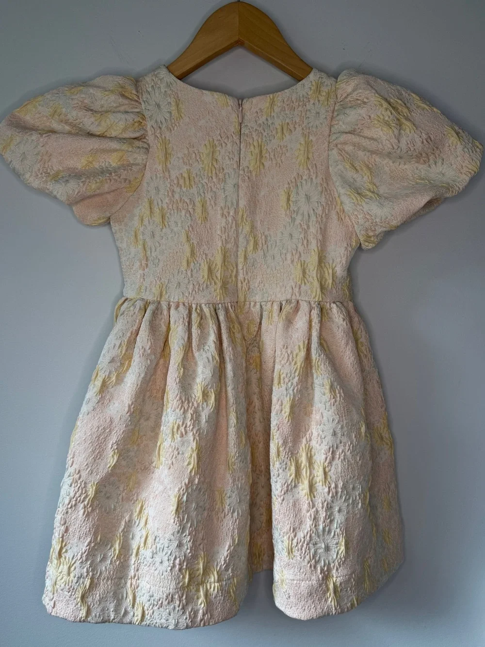 Marmar Copenhagen Diondra Dress - Lemonade Jacquard Sz 5Yr